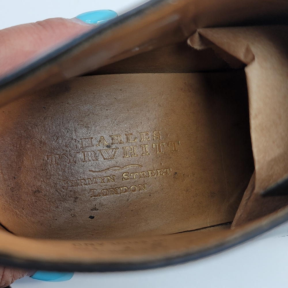 Charley Tyrwhitt London black shoes size 8 - Picture 8 of 8